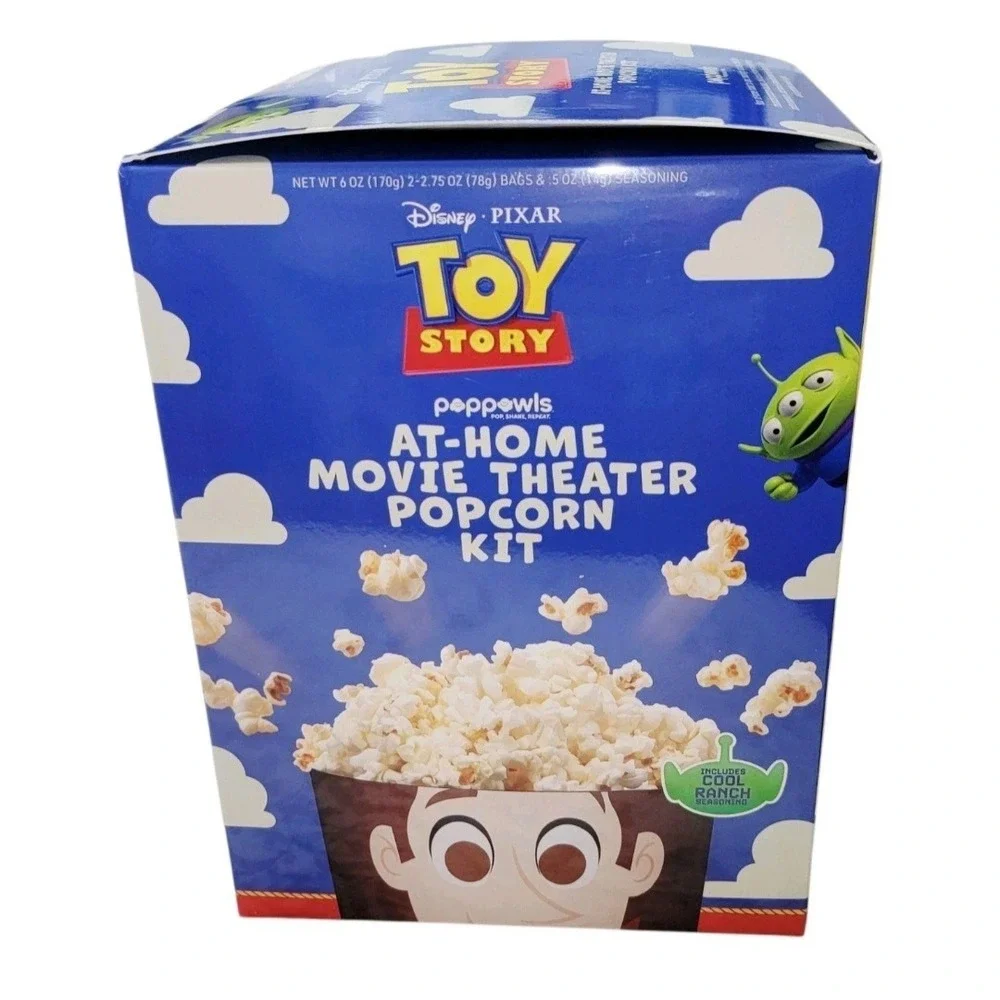 Disney Pixar Toy Story Popowls Popcorn Kit Jessie Woody Buzz Lightyear New